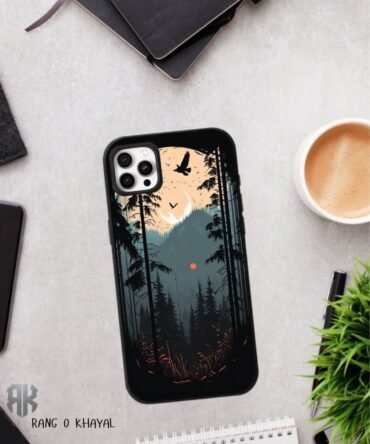 Forest Lnadscape-Luxury Glossy Finish Metal Case | All Models